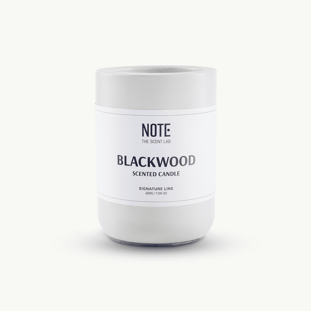 NẾN THƠM BLACKWOOD 200G STANDARD SCENTED CANDLE - sản phẩm mùi hương từ NOTE - The Scent Lab