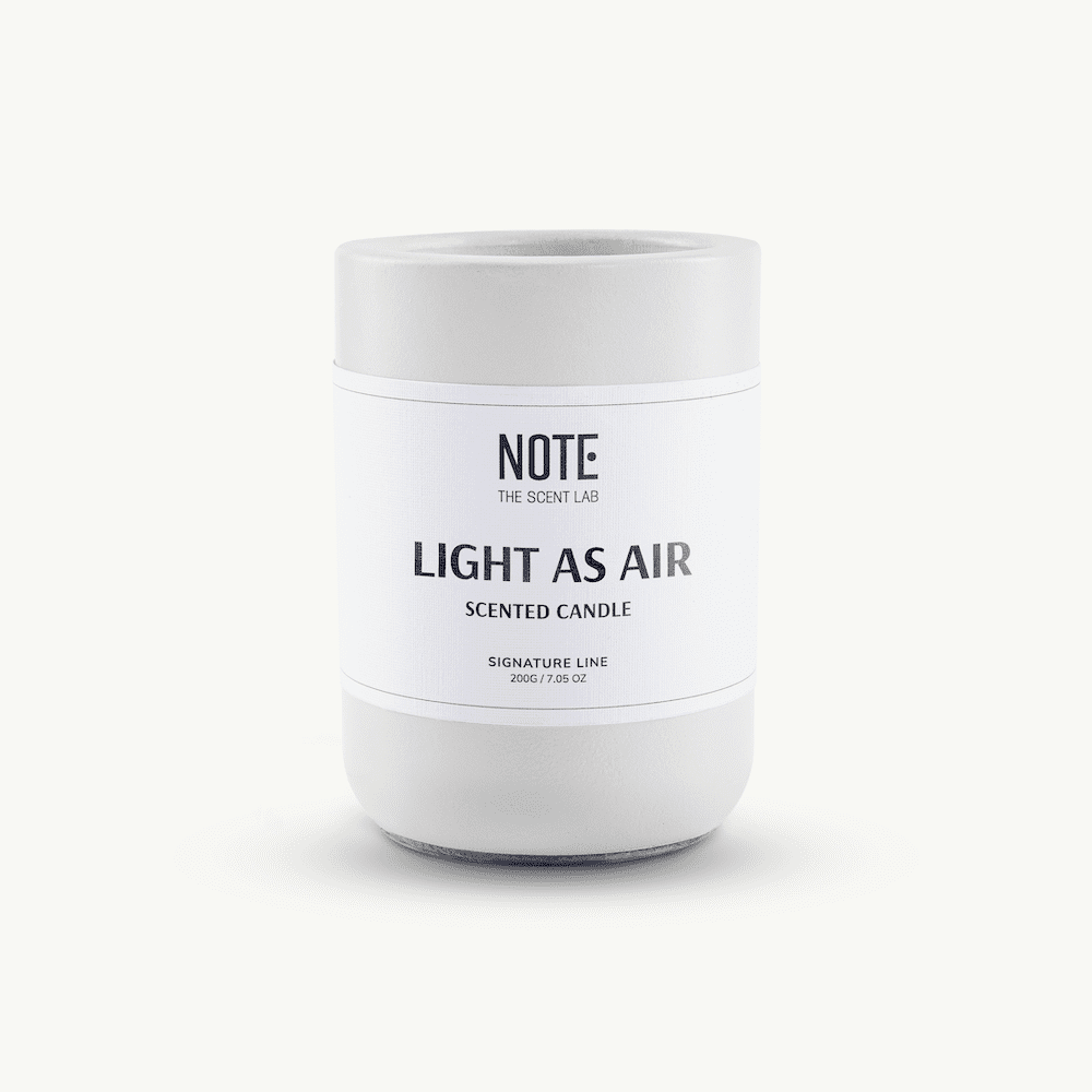 NẾN THƠM NOTE - LIGHT AS AIR_200G - sản phẩm mùi hương từ NOTE - The Scent Lab