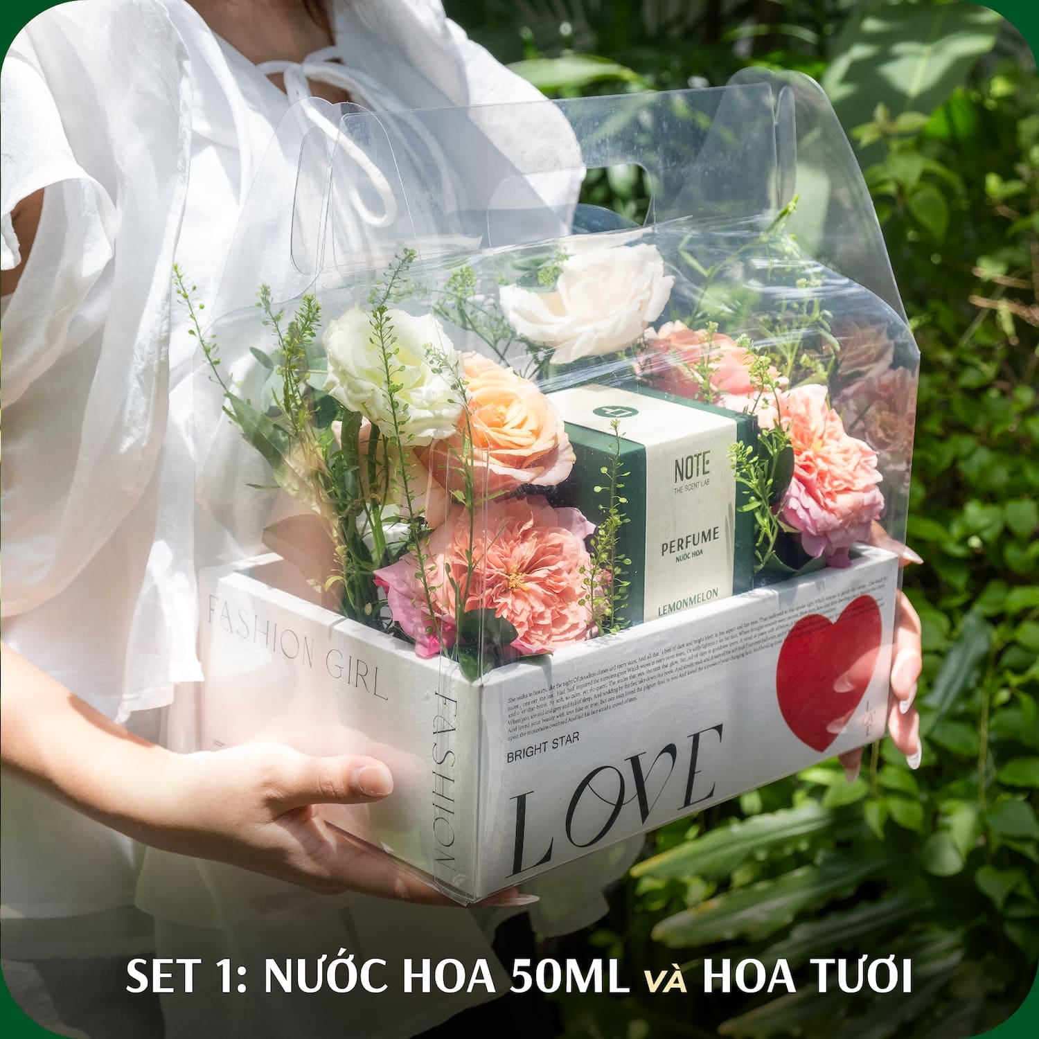 GIFTSET 1 - NUOC HOA 50ML VA HOA TUOI - sản phẩm mùi hương từ NOTE - The Scent Lab